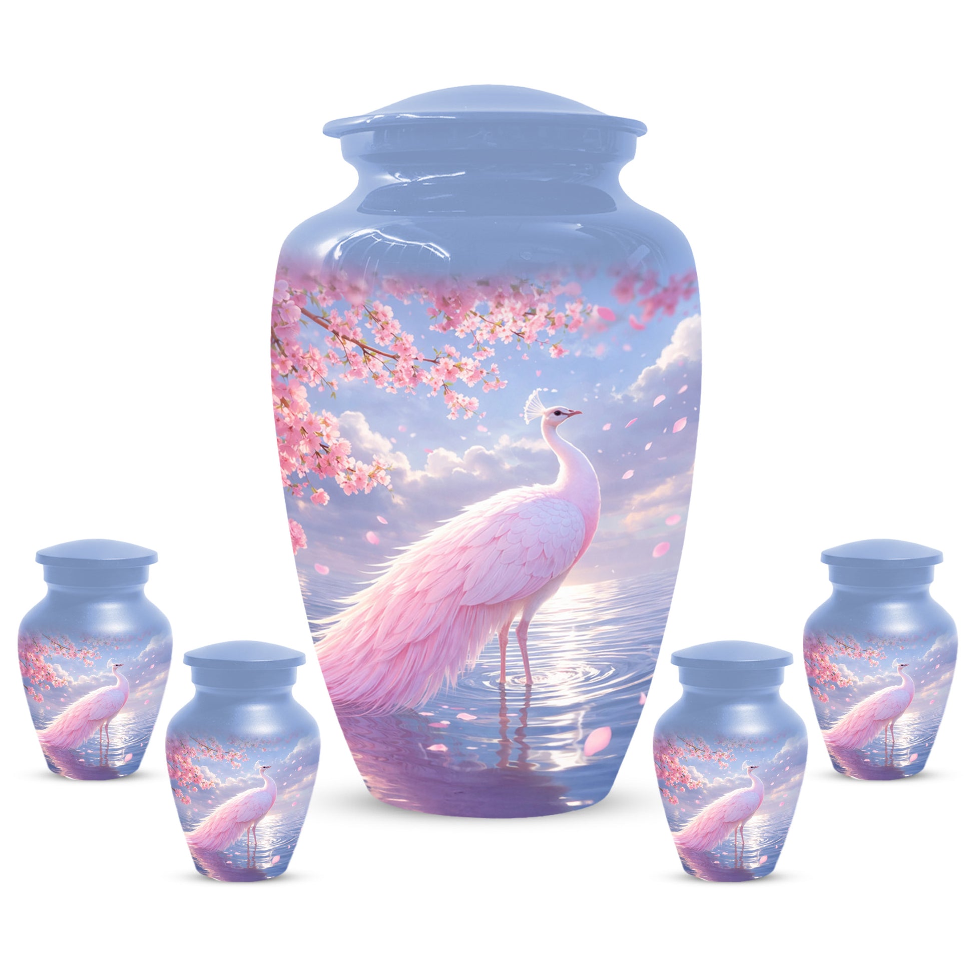 Peacock Cremation Urn for Ashes - Beautiful Memorial Urns for Mother