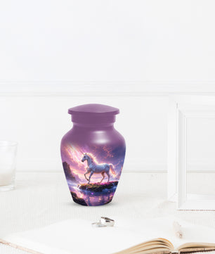 Personalized Unicorn Urn for Mom – Custom Fantasy Cremation Urn for Ashes