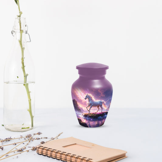 Personalized Unicorn Urn for Mom – Custom Fantasy Cremation Urn for Ashes