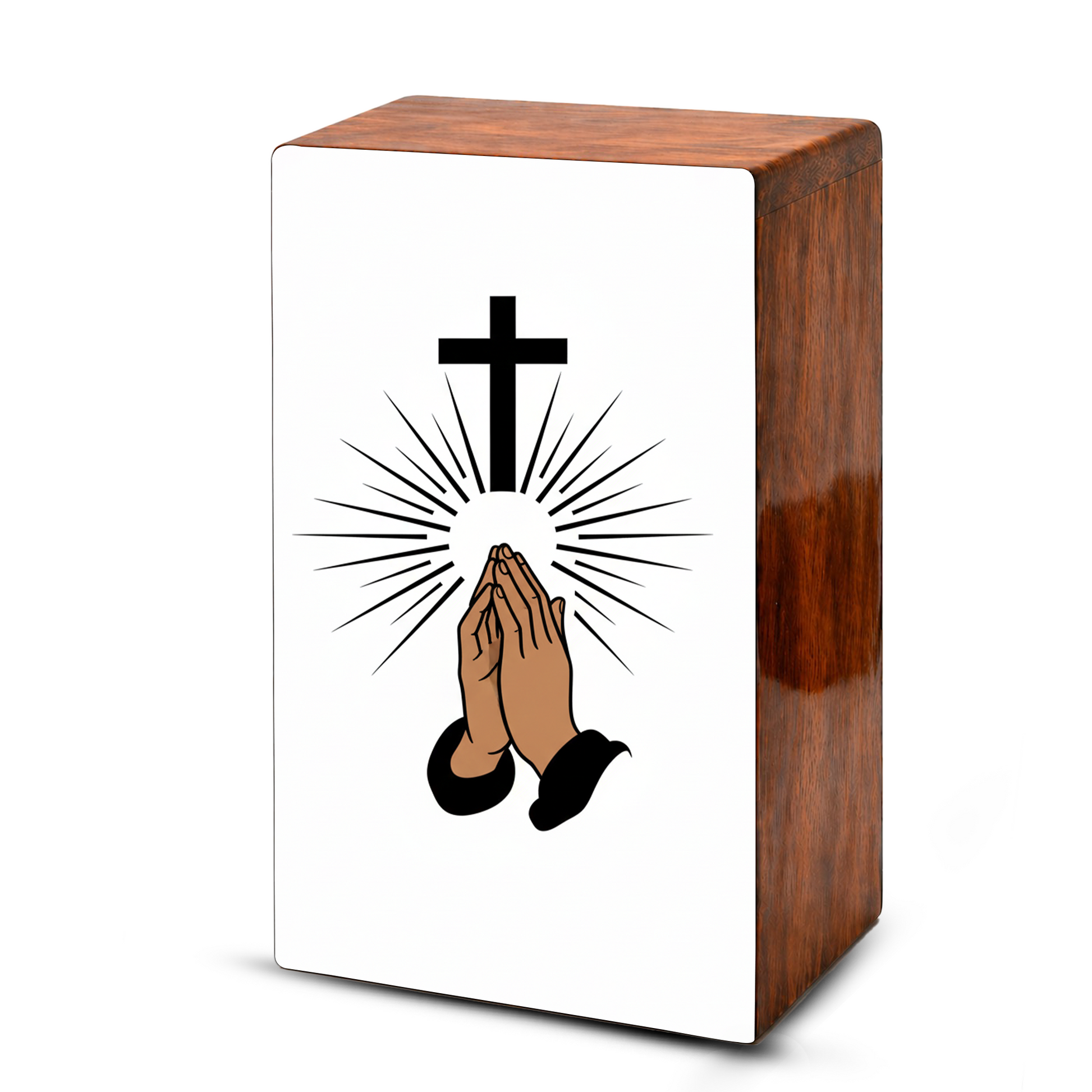 Praying Hands Cross Urns for Human Ashes - Religious Memorial Urn for Mom Dad
