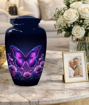 Butterfly Memorial Urn for Mom -  Beautiful Cremation Urns for Women