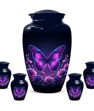 Butterfly Memorial Urn for Mom -  Beautiful Cremation Urns for Women