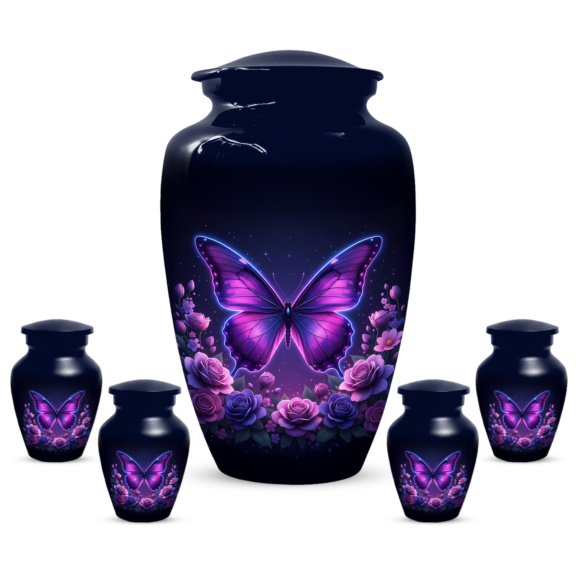Butterfly Memorial Urn for Mom -  Beautiful Cremation Urns for Women