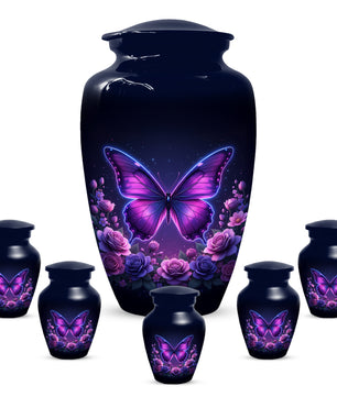 Butterfly Memorial Urn for Mom -  Beautiful Cremation Urns for Women