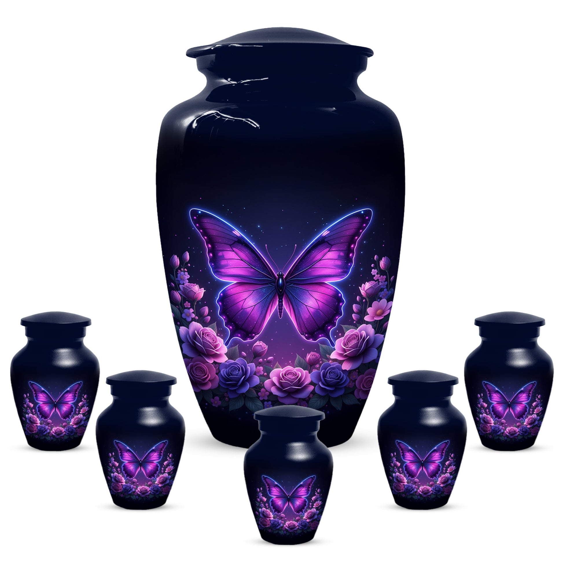 Butterfly Memorial Urn for Mom -  Beautiful Cremation Urns for Women