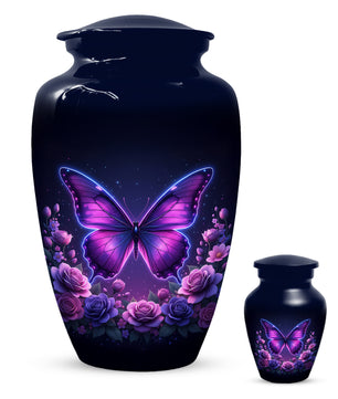 Butterfly Memorial Urn for Mom -  Beautiful Cremation Urns for Women