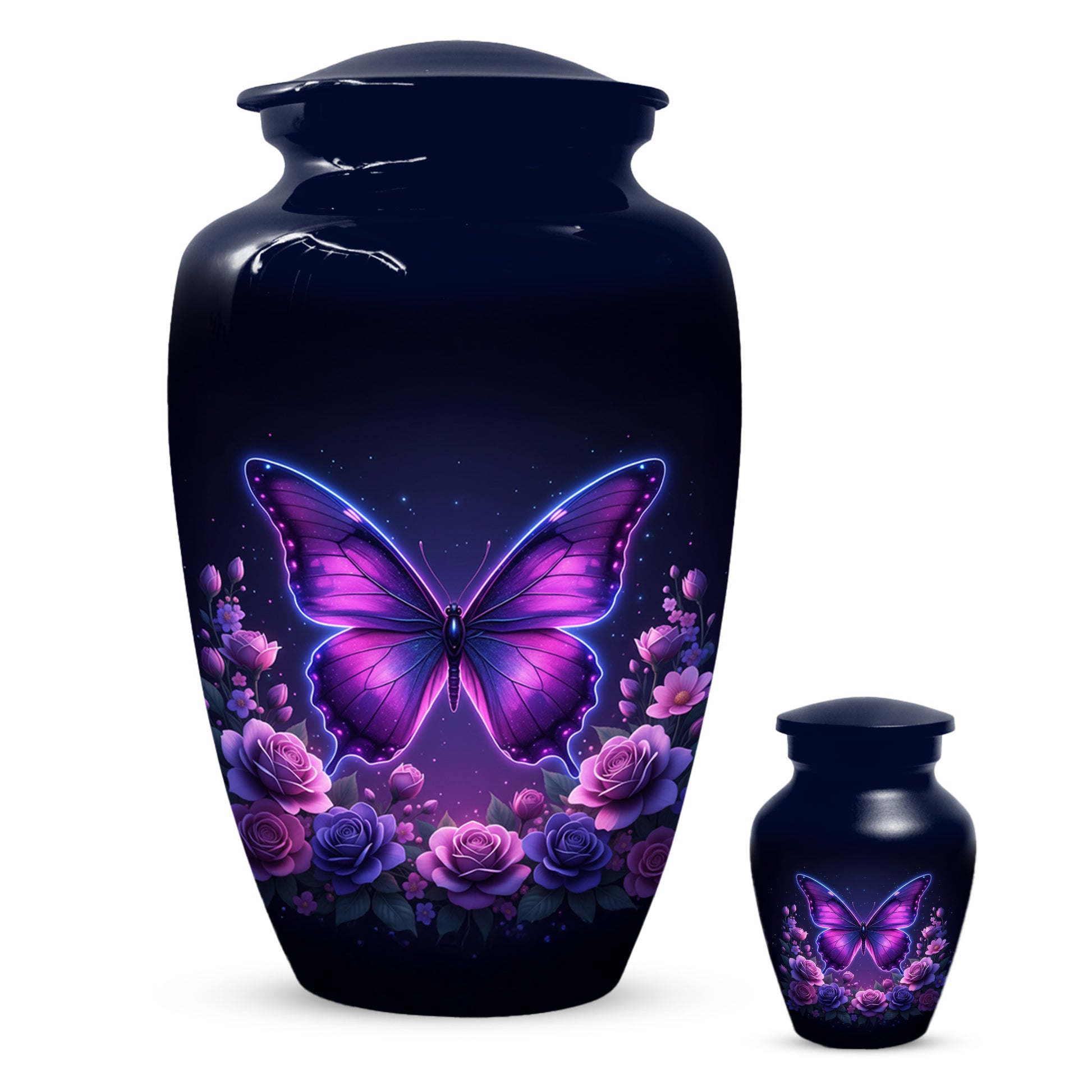 Butterfly Memorial Urn for Mom -  Beautiful Cremation Urns for Women
