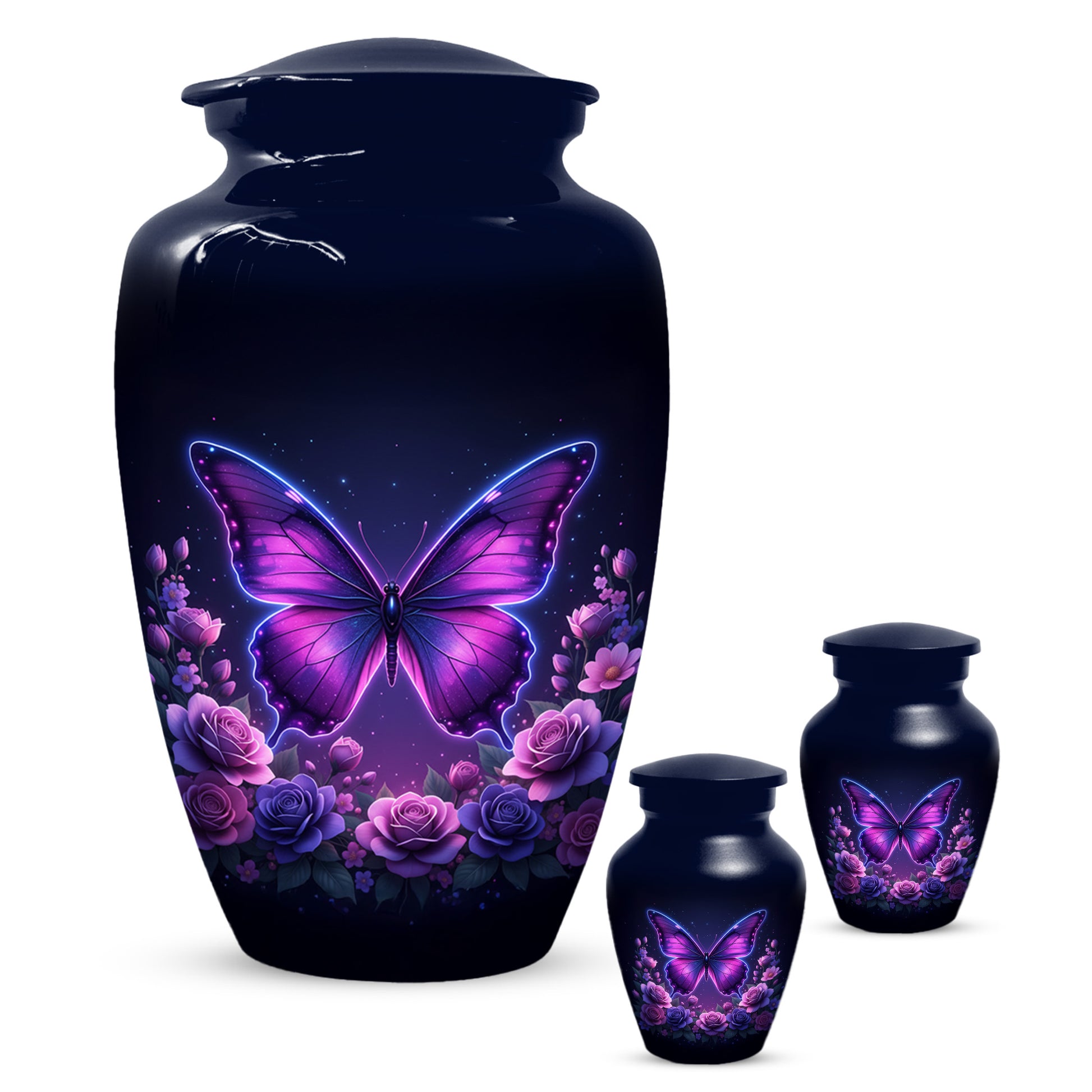 Butterfly Memorial Urn for Mom -  Beautiful Cremation Urns for Women