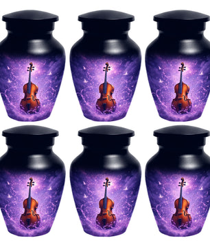 Guitar Cremation Urn for Ashes - Personalized Musical Memorial for Mother or Father