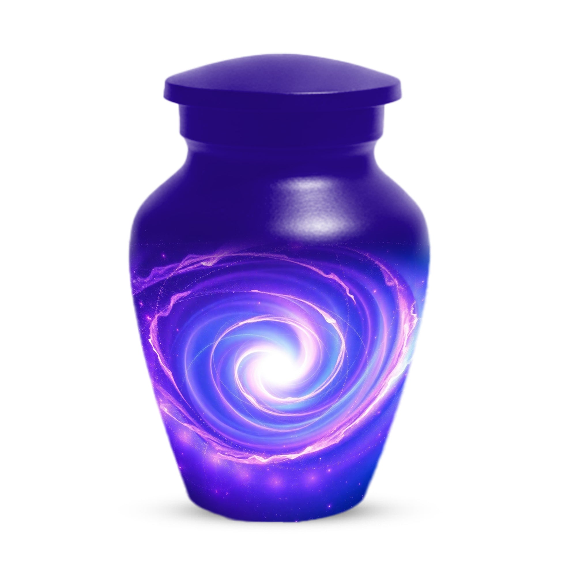 Galaxy Urn for Mom – Personalized Purple Galaxy Cremation Urns for Ashes
