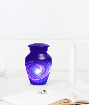 Galaxy Urn for Mom – Personalized Purple Galaxy Cremation Urns for Ashes