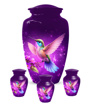 Hummingbird Urn for Ashes, Custom Hummingbird Cremation Urn
