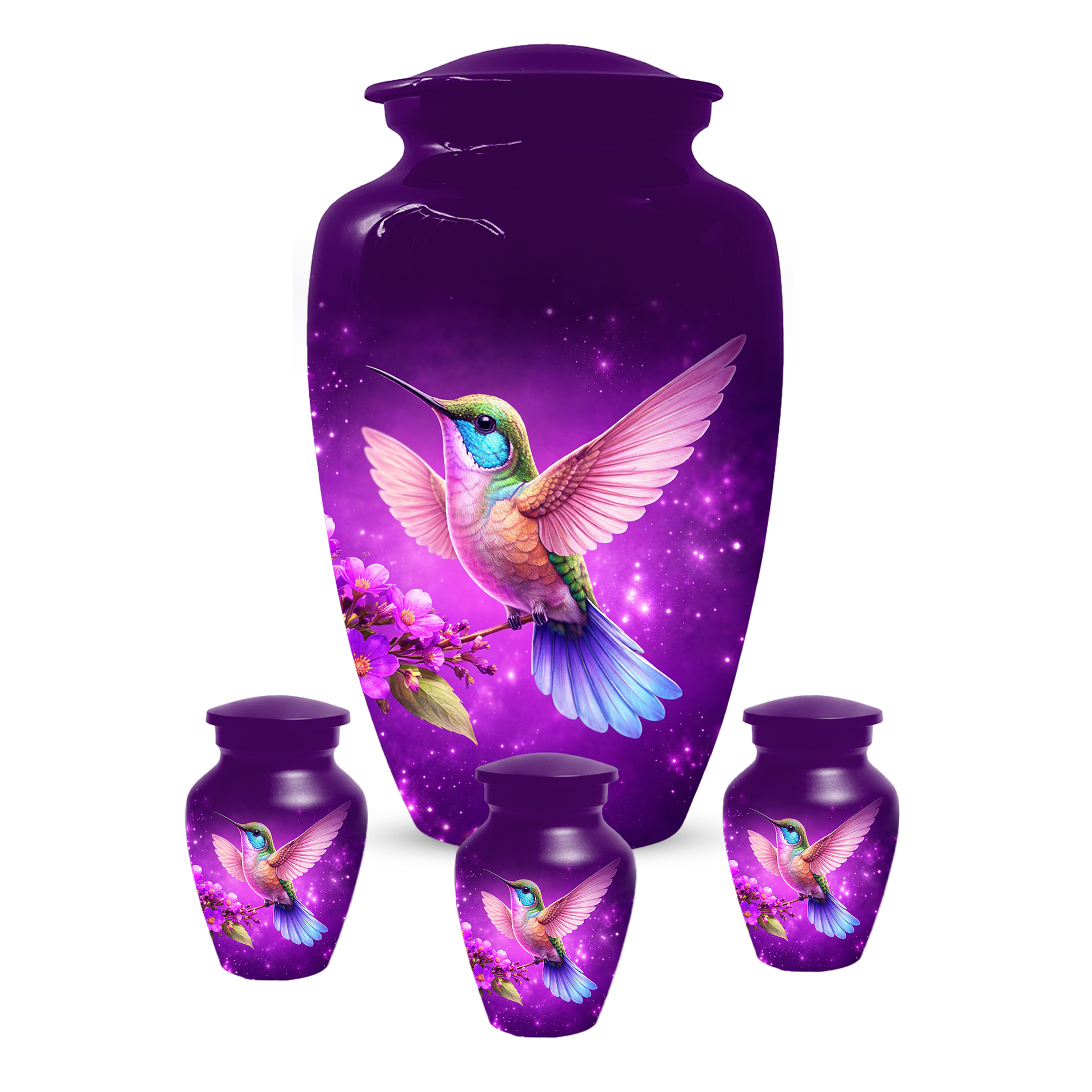 Hummingbird Urn for Ashes, Custom Hummingbird Cremation Urn