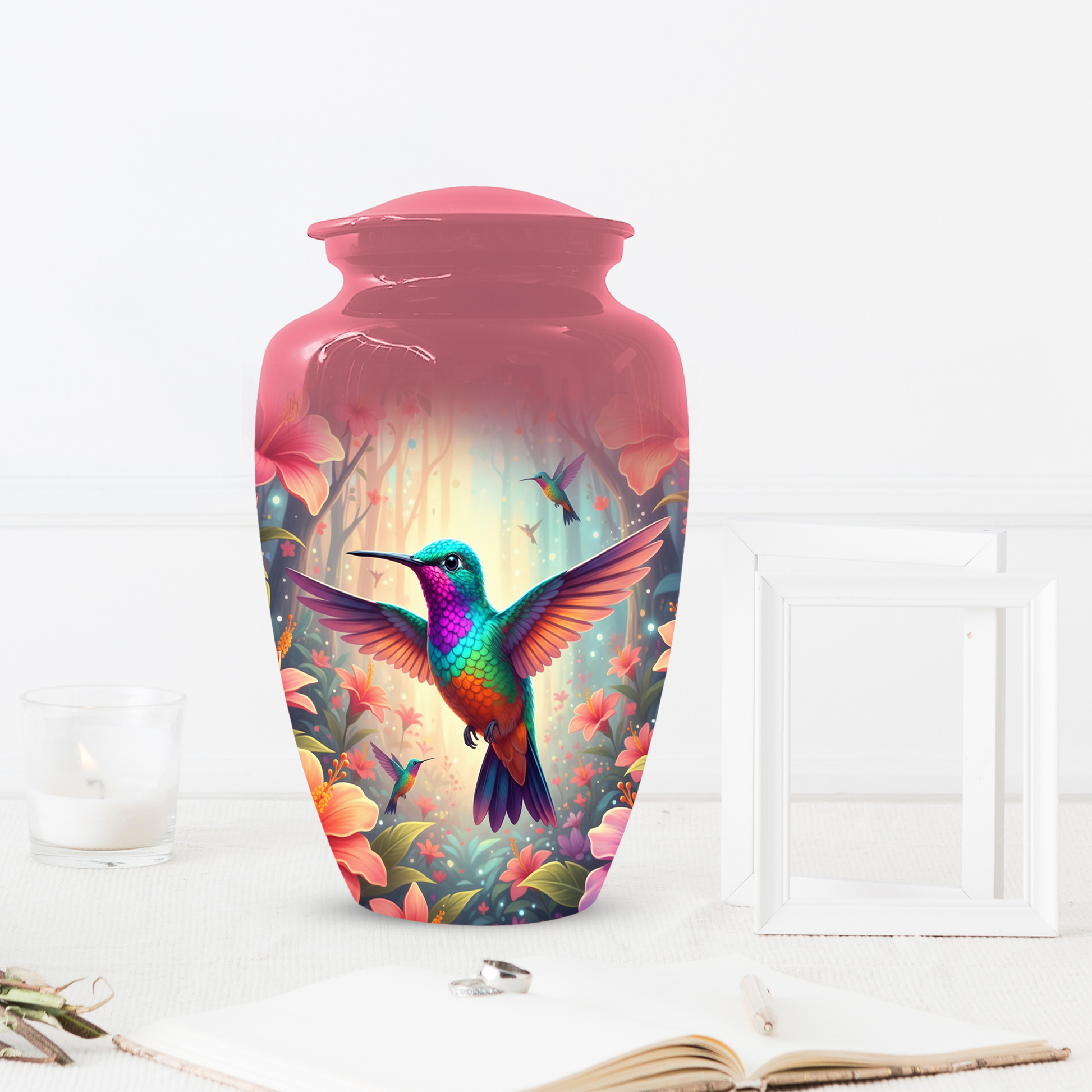Hummingbird Memorial Urn | Custom Cremation Urn for Mom