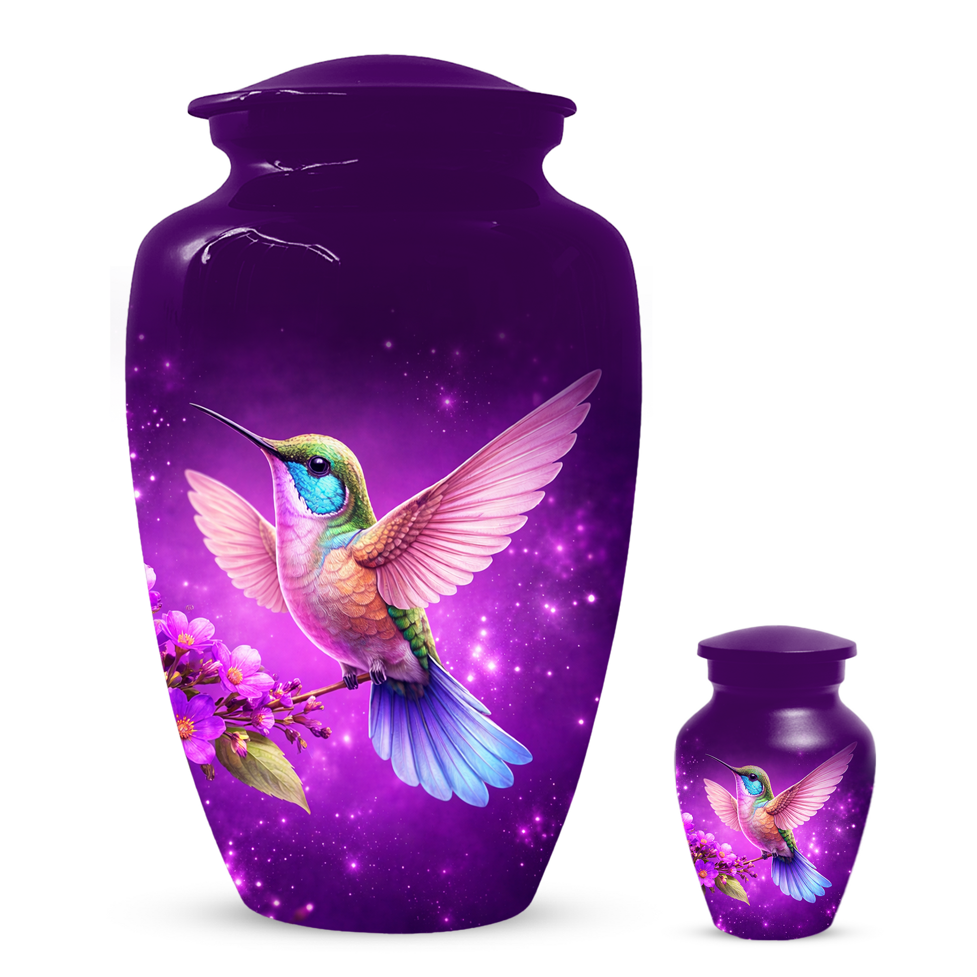 Hummingbird Urn for Ashes, Custom Hummingbird Cremation Urn