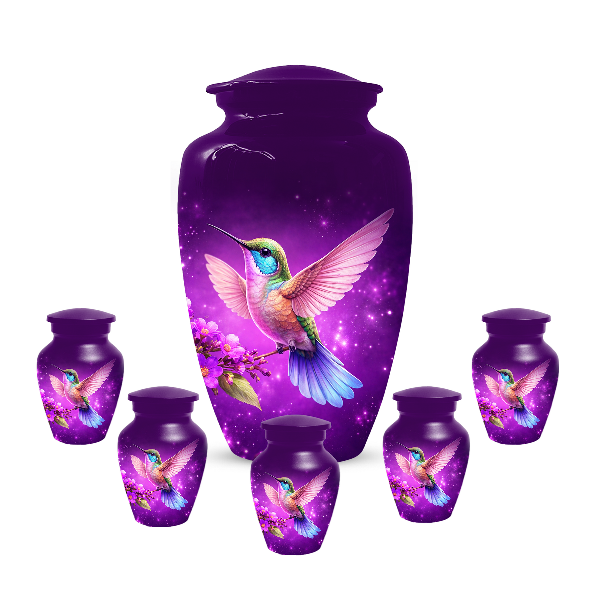 Hummingbird Urn for Ashes, Custom Hummingbird Cremation Urn