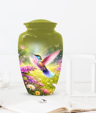 Hummingbird Urn for Ashes, Custom Cremation Urn for Mom
