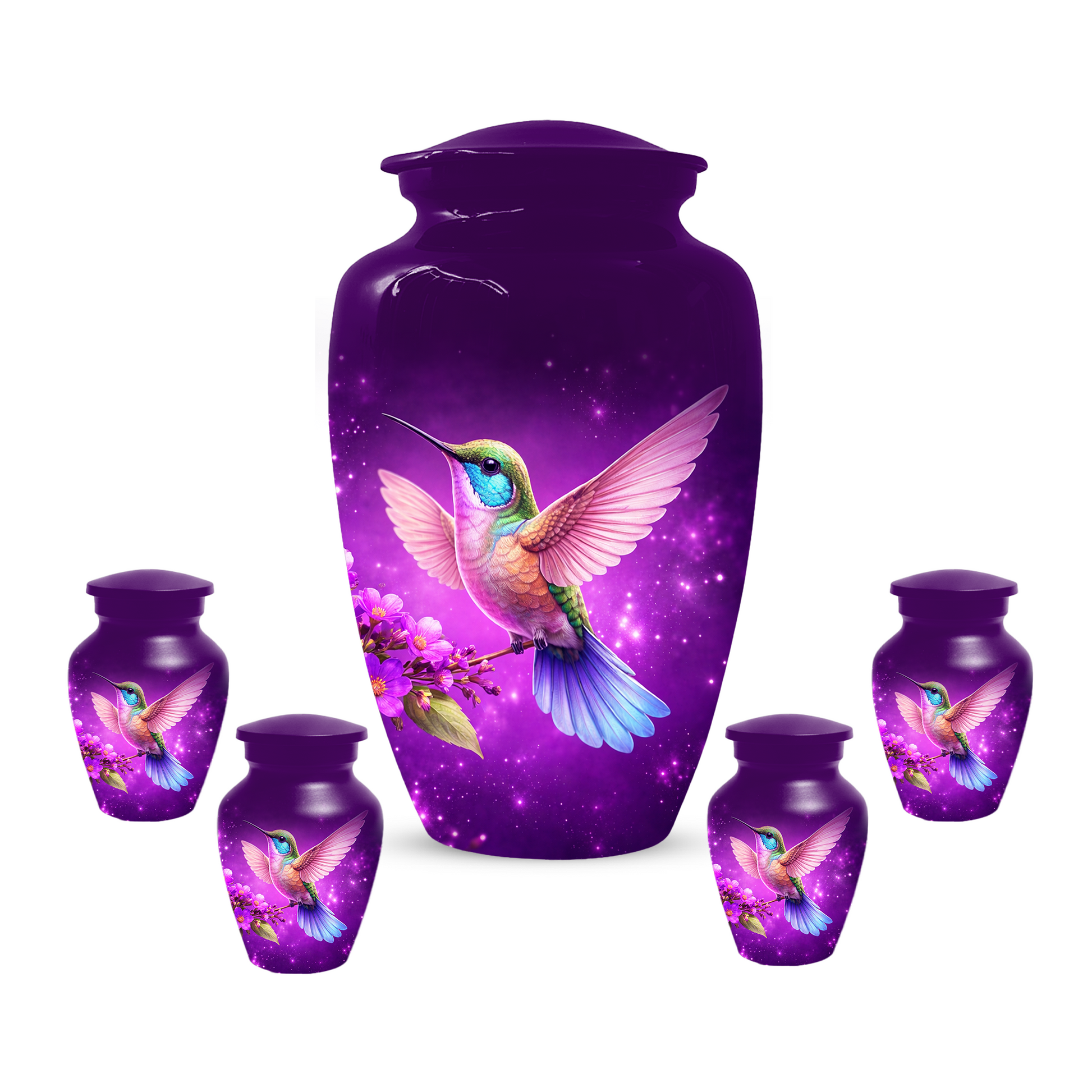 Hummingbird Urn for Ashes, Custom Hummingbird Cremation Urn