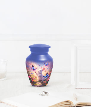 Bunny Butterfly Urn for Mom – Custom Rabbit  Keepsake Cremation Urns for Ashes
