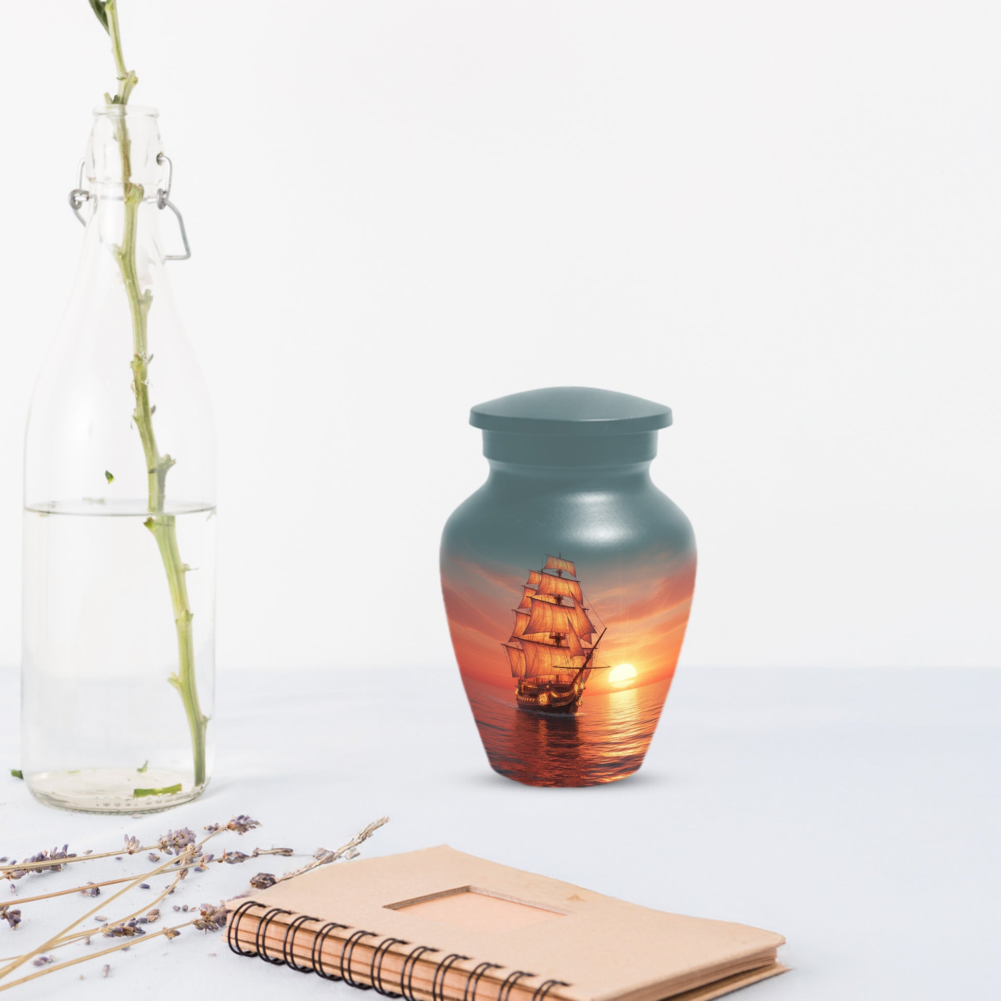 Sailing Ship Urns for Dad – Personalized KLeepsake for Dad | Nautical Memorial Urn for Father Ashes