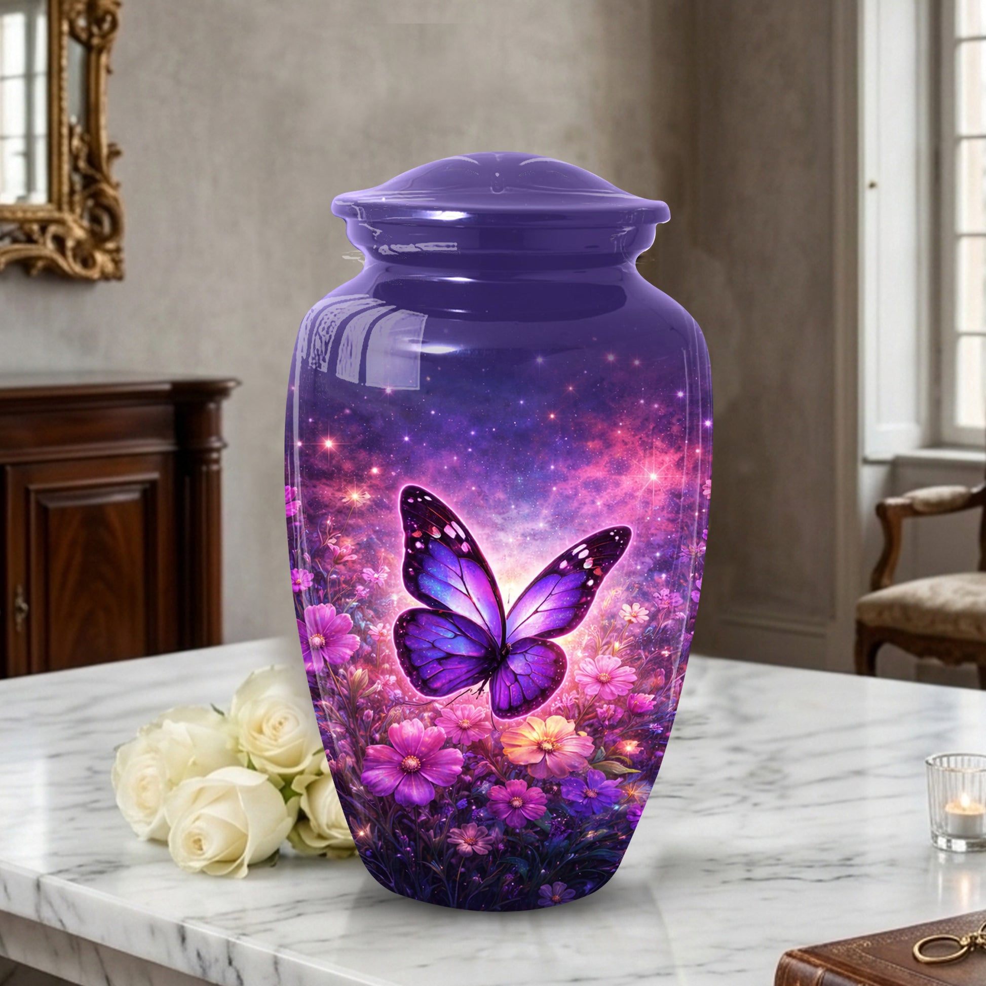 Butterfly Urn for Mom | Butterfly Large  Urns for Human Ashes |Adult Female Cremation Urn