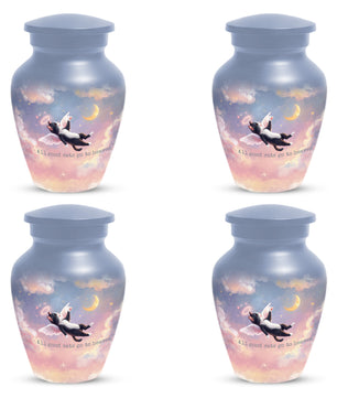 Angel Cat Rainbow Bridge Keepsake -  Custom Pet Cremation Urns for Cat