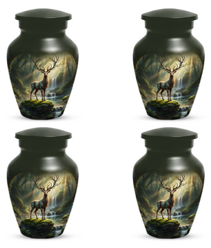 Majestic Deer Cremation Urn for Ashes – Forest Wildlife Adult Funeral Urns