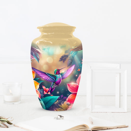 Personalized Hummingbird Urn for Ashes – Cusn, Adult Cremation Hummingbird Memorial Funeral Urn for Human Ashes