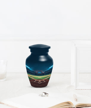 Baseball Stadium Urn for Human Ashes | Baseball Cremation Urn for Adult Memorial