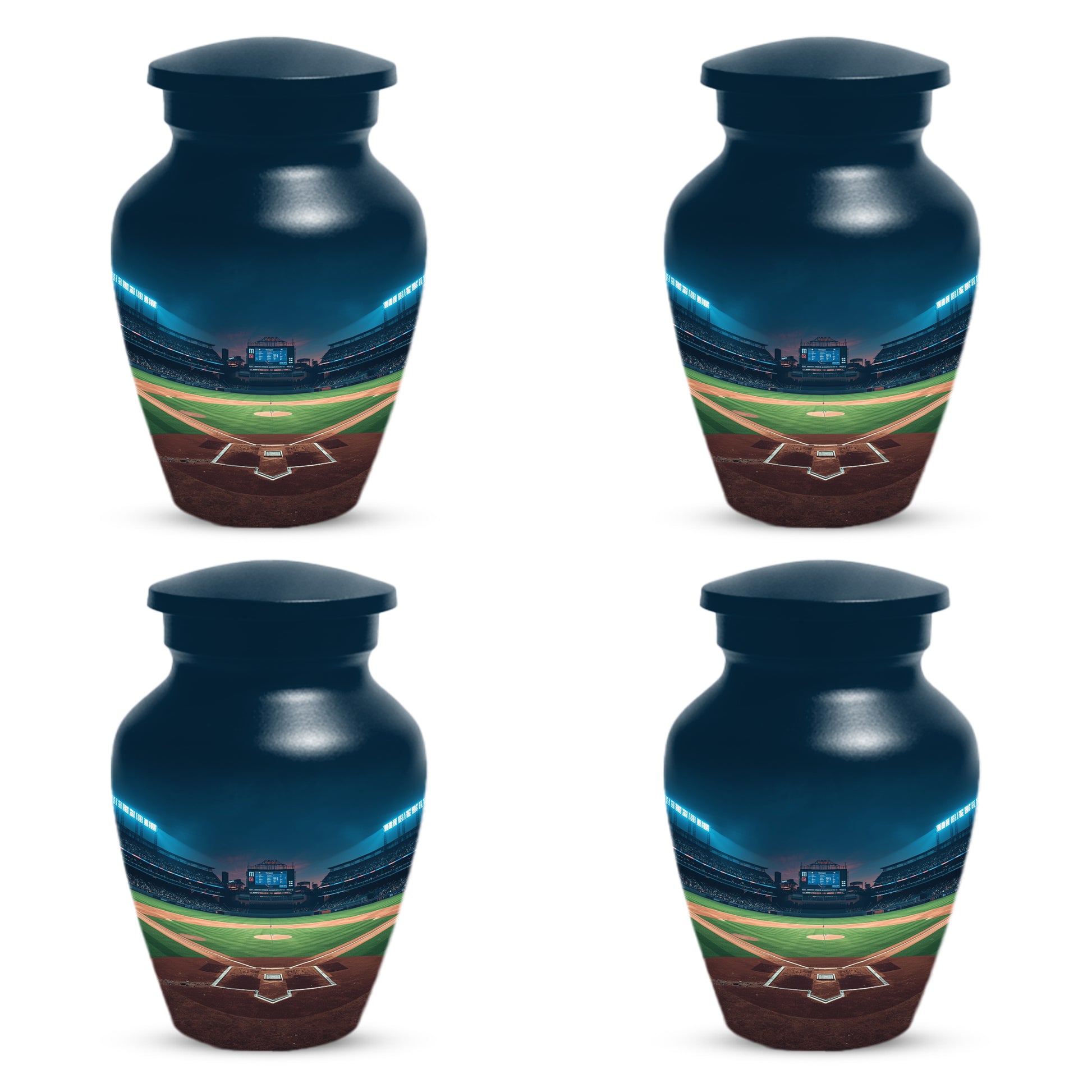Baseball Stadium Urn for Human Ashes | Baseball Cremation Urn for Adult Memorial