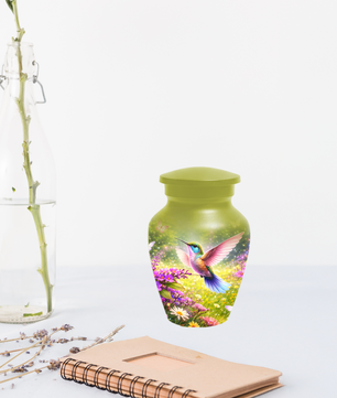 Hummingbird Urn for Ashes, Custom Cremation Urn for Mom