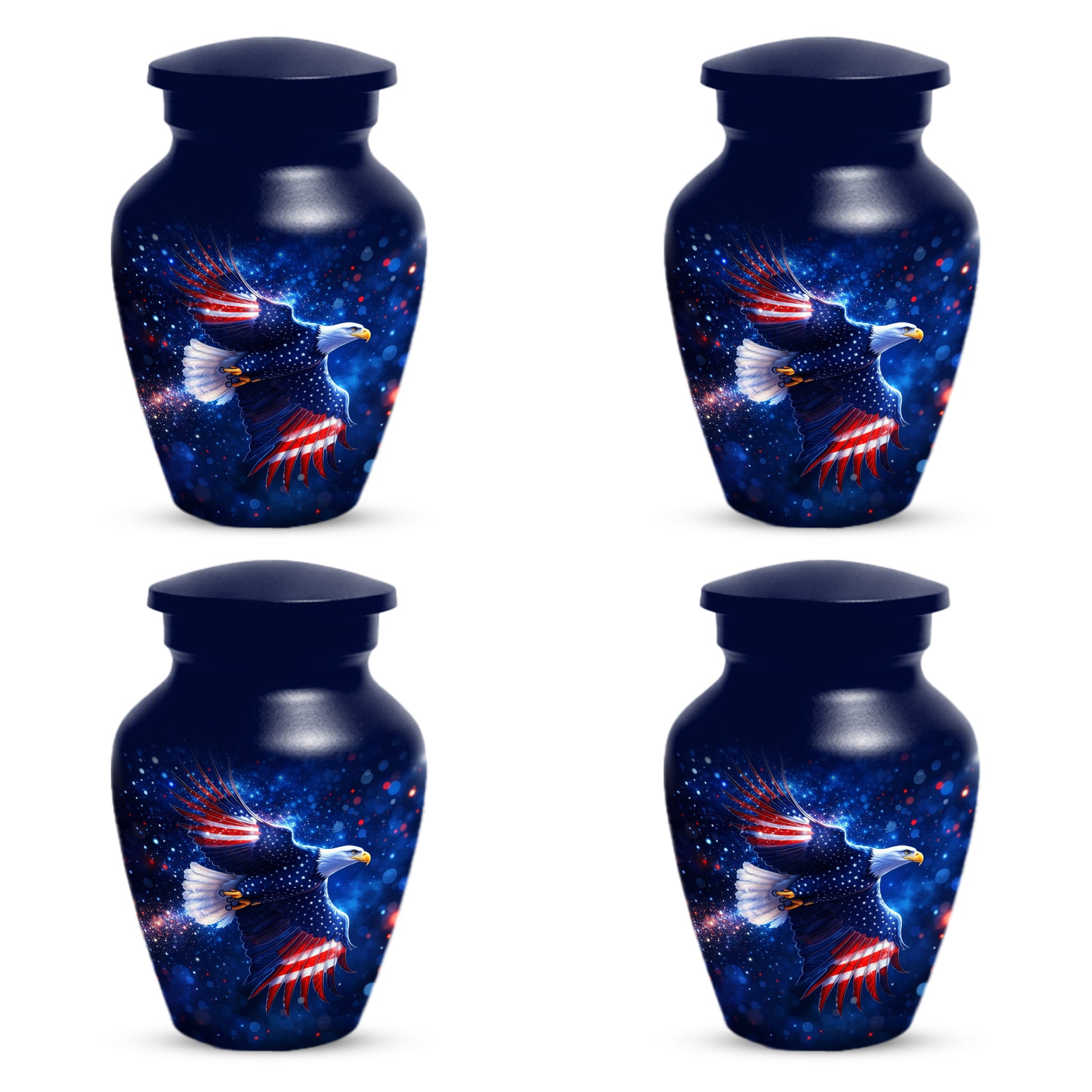 American Eagle Keepsake Urn for Dad - Patriotic Memorial Cremation Urn for Father