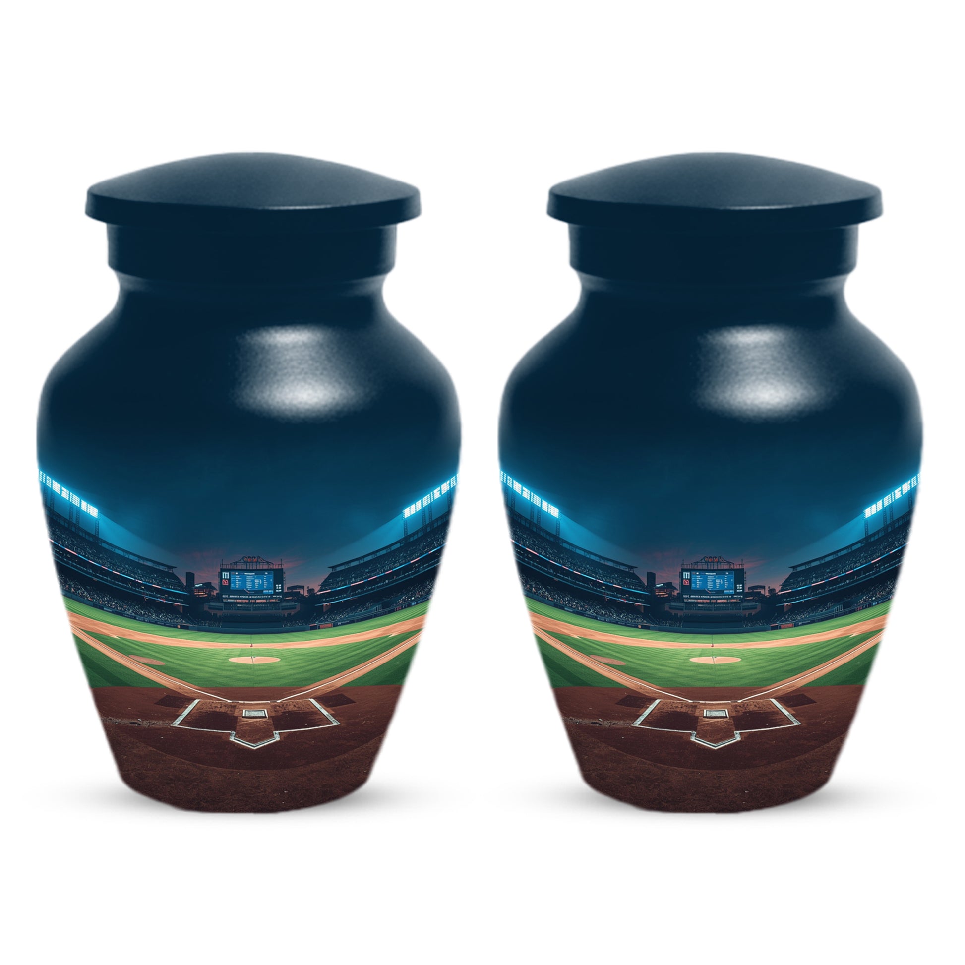 Baseball Stadium Urn for Human Ashes | Baseball Cremation Urn for Adult Memorial