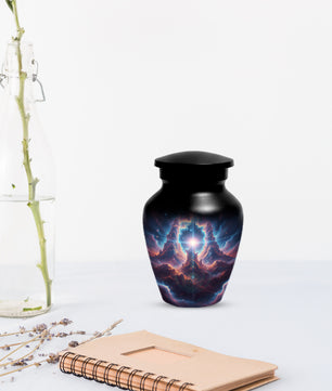 Celestial Adult Urn for Ashes -  Galaxy Memorial Cremation Urns | Personalized Funeral Keepsake