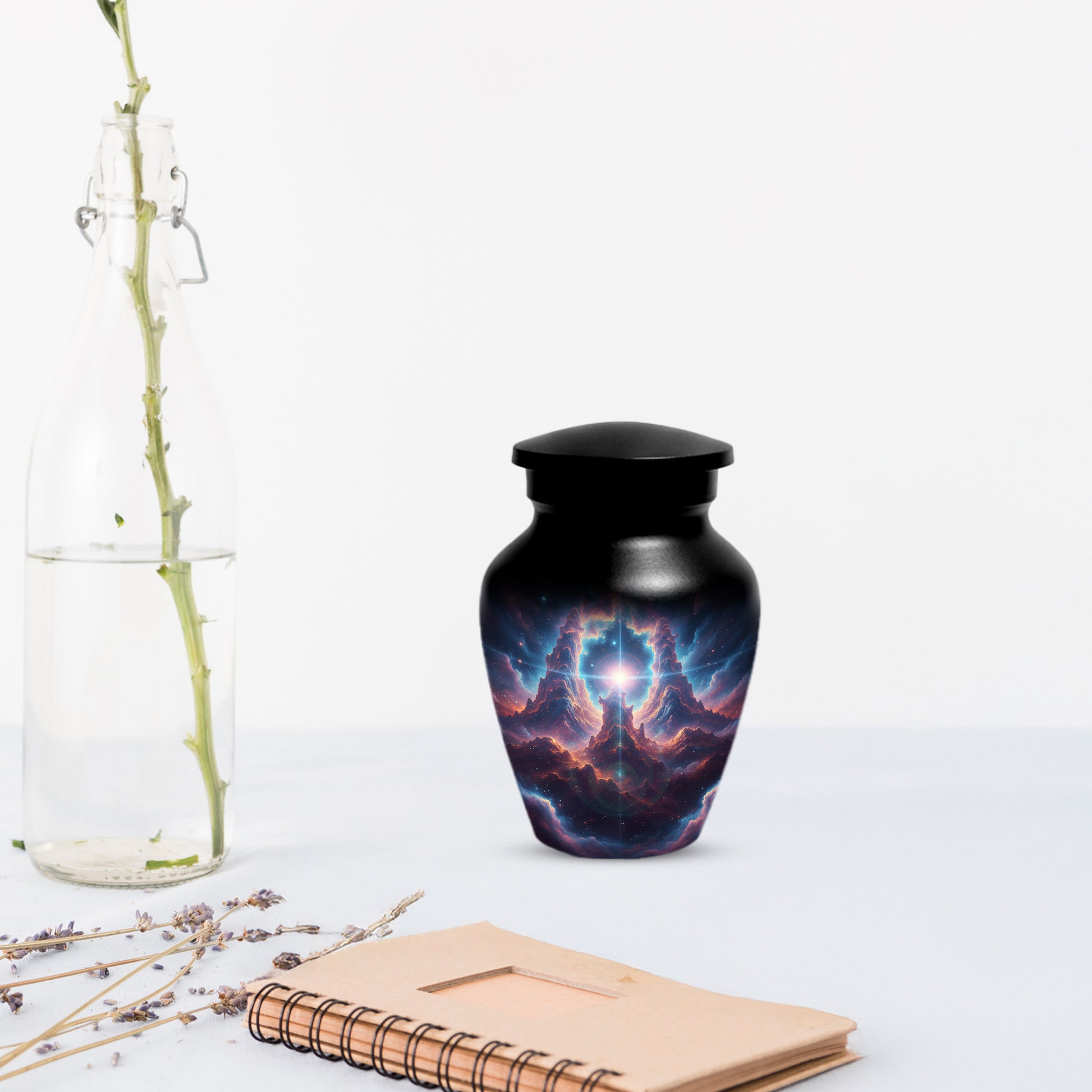 Celestial Adult Urn for Ashes -  Galaxy Memorial Cremation Urns | Personalized Funeral Keepsake