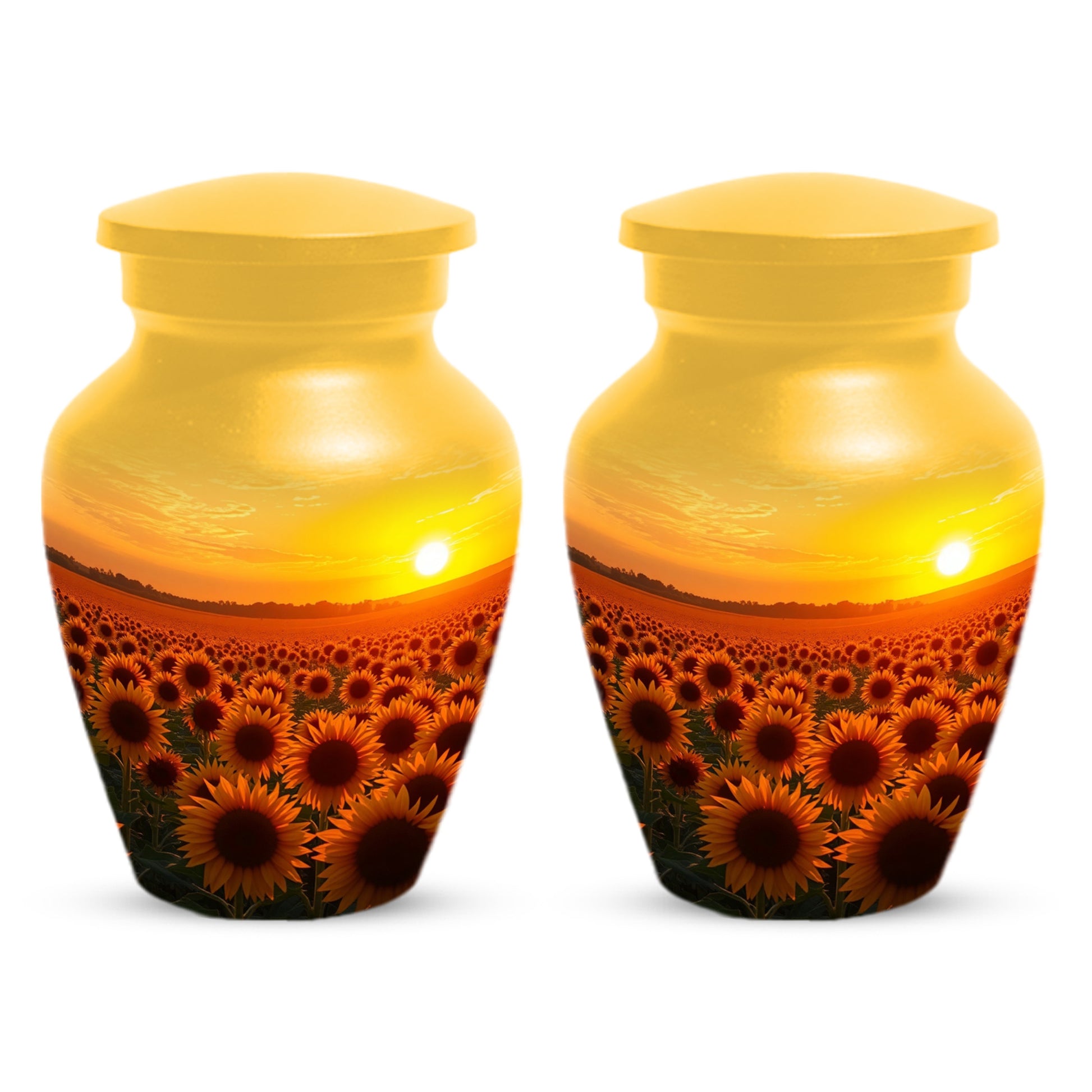 Sunflower Urn for Mom – Custom Sunflower Cremation Urn for Ashes