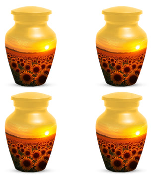 Sunflower Urn for Mom – Custom Sunflower Cremation Urn for Ashes