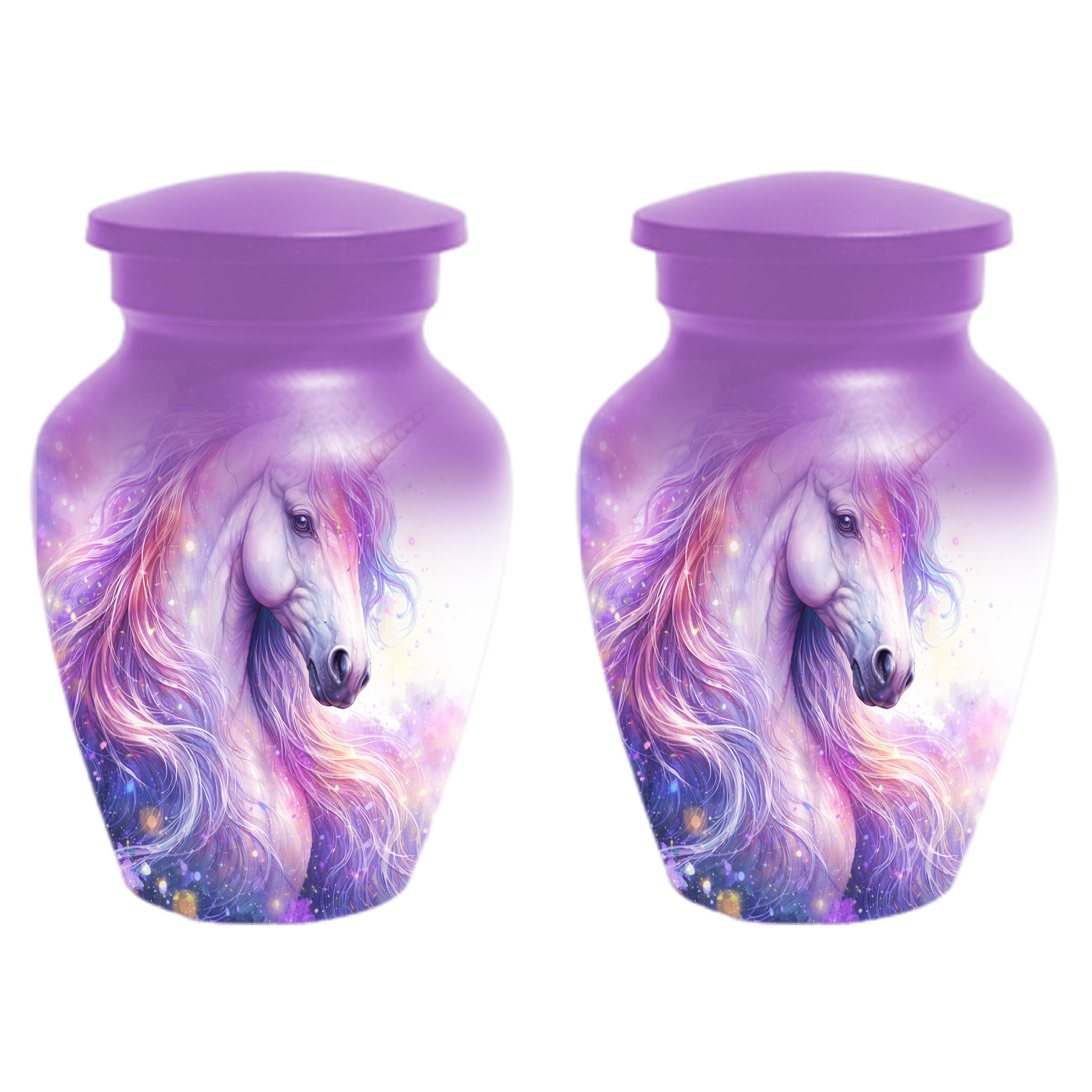 Unicorn Urn for Human Ashes, Custom Cremation Urn, Large Adult Memorial Urn