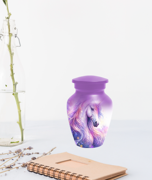 Unicorn Urn for Human Ashes, Custom Cremation Urn, Large Adult Memorial Urn