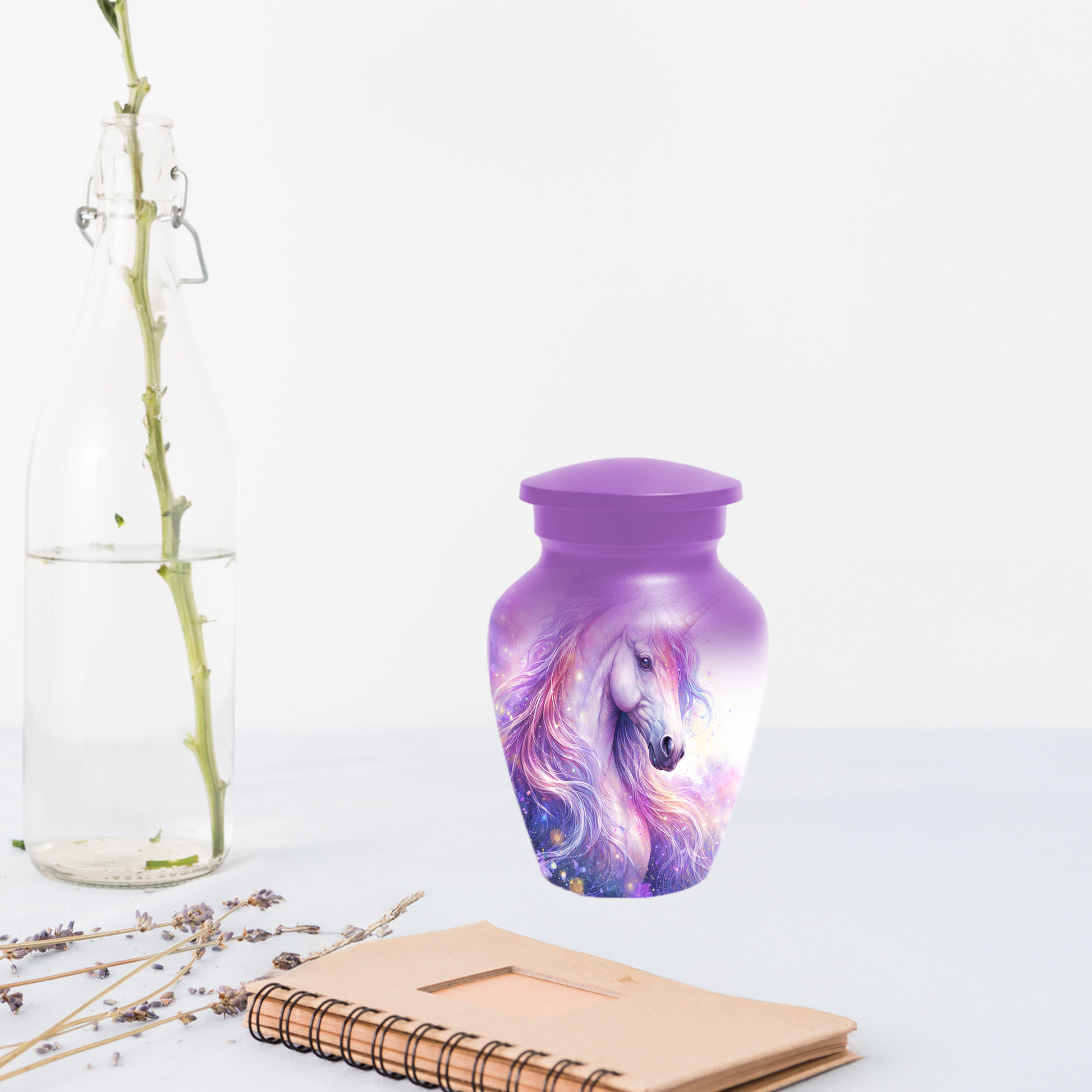 Unicorn Urn for Human Ashes, Custom Cremation Urn, Large Adult Memorial Urn