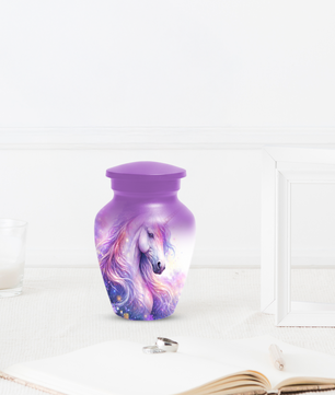 Unicorn Urn for Human Ashes, Custom Cremation Urn, Large Adult Memorial Urn