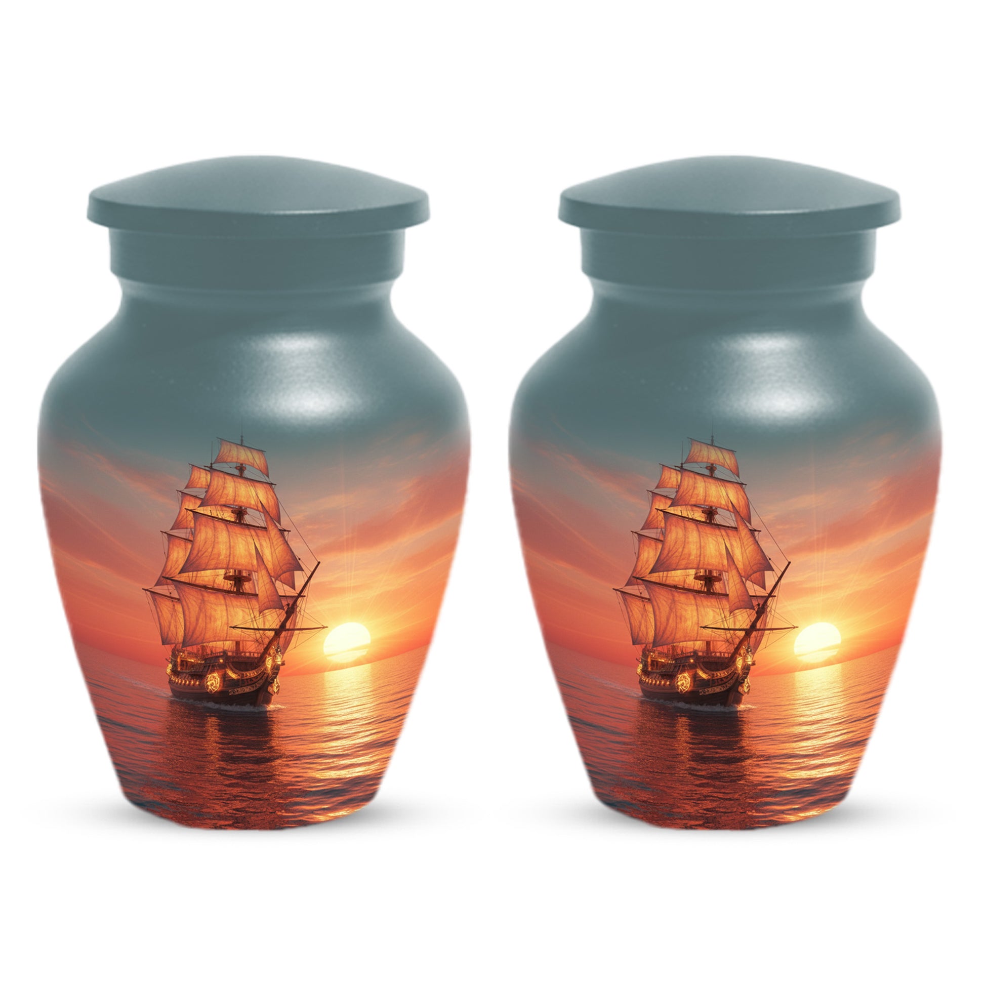 Sailing Ship Urns for Dad – Personalized KLeepsake for Dad | Nautical Memorial Urn for Father Ashes