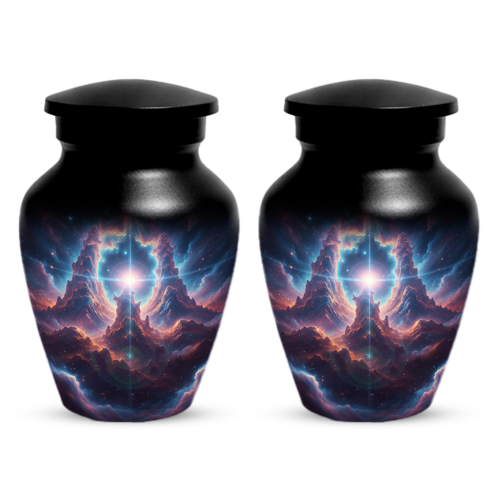 Celestial Adult Urn for Ashes -  Galaxy Memorial Cremation Urns | Personalized Funeral Keepsake