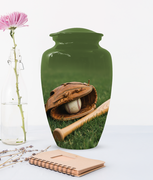 Baseball Urn for Dad | Personalized Cremation Urn for Ashes