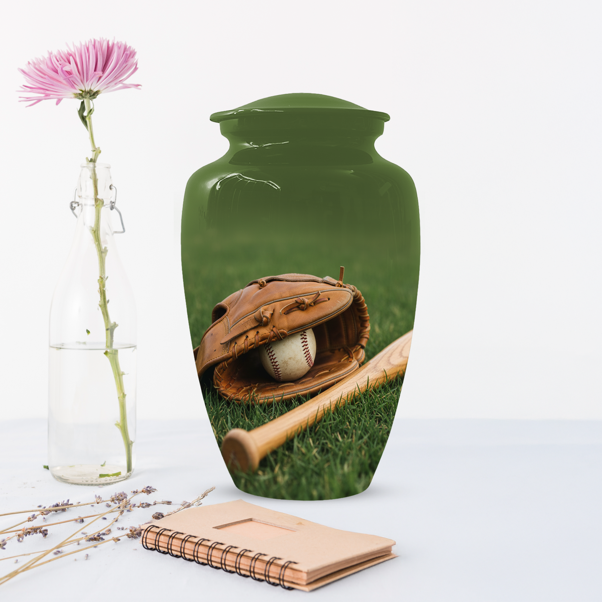 Baseball Urn for Dad | Personalized Cremation Urn for Ashes