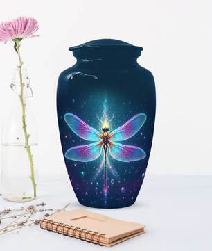 Dragonfly Memorial Urn for Human Ashes, Butterfly Style Cremation Urn for Mom