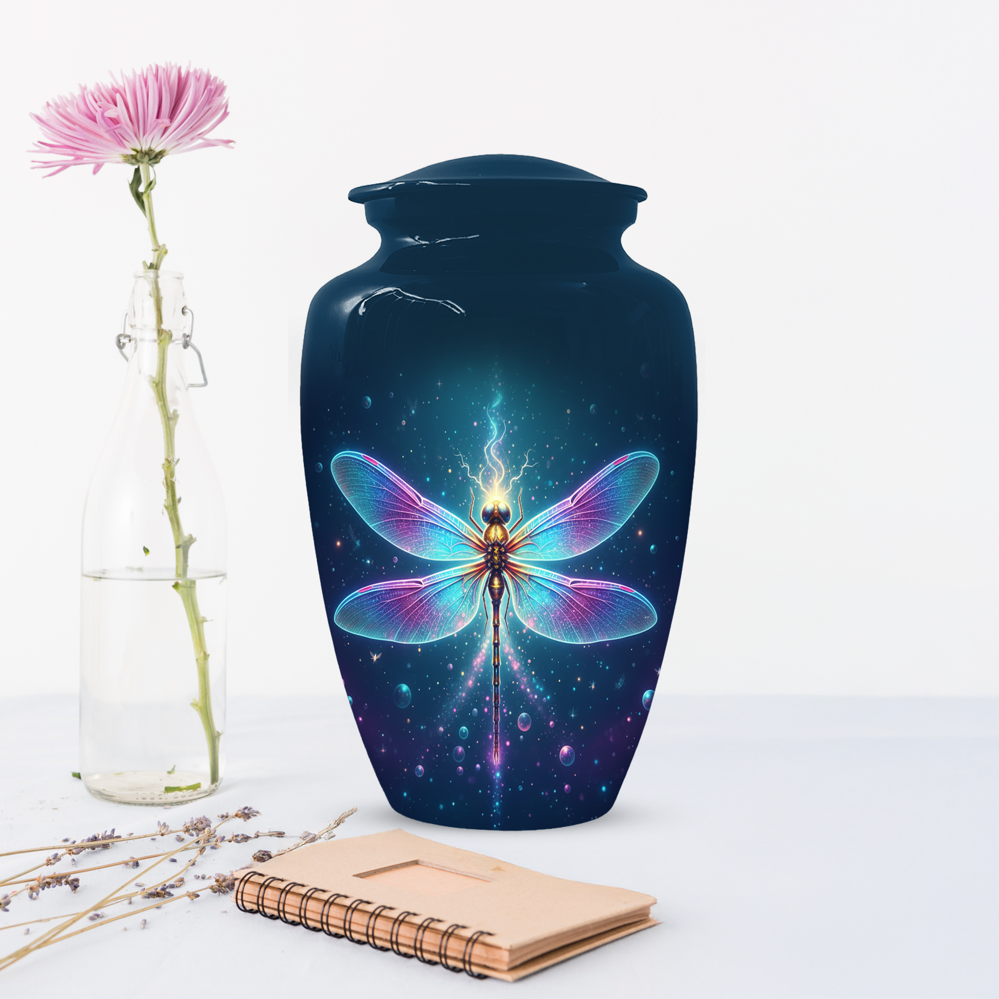 Dragonfly Memorial Urn for Human Ashes, Butterfly Style Cremation Urn for Mom