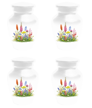 Wildflower Cremation Urn | Custom Memorial Urn for Human Ashes