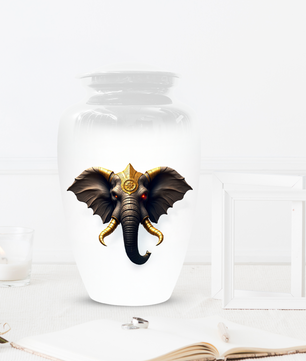 Elephant Urn for  Human Ashes – Custom Adult Cremation Urns for Dad, Mom, Men & Women|  Elephant Memorial Funeral