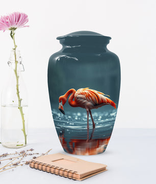 Flamingo Cremation Urn for Ashes – Custom Bird Memorial Urns for Adults